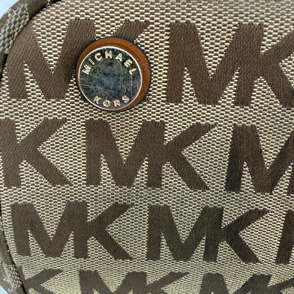 Michael Kors MK Signature Tote Shoulder Handbag Purse - Picture 4 of 14